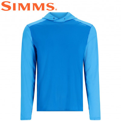 Худи Simms SolarFlex Hoody Bright Blue/Seaport