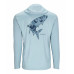 Худи Simms Tech Hoody - Artist Series Steel Blue/Tarpon