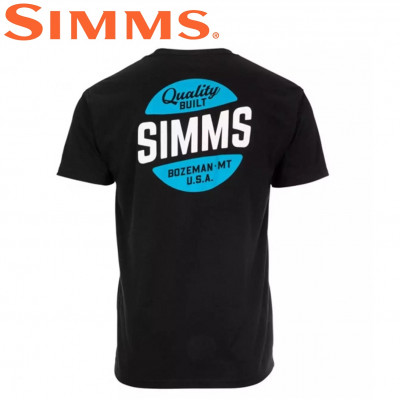  Футболка с коротким рукавом Simms Quality Built Pocket T-Shirt Black
