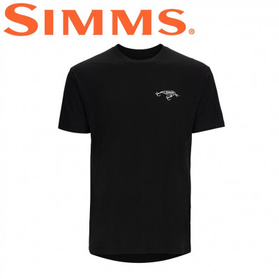  Футболка с коротким рукавом Simms Square Bill T-Shirt Black