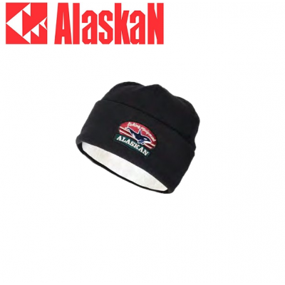 Шапка флисовая Alaskan Black Salmon AWCBSB