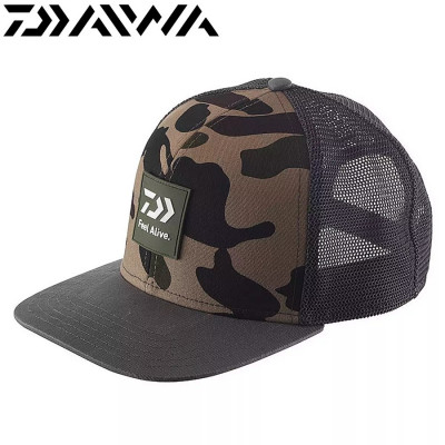 Бейсболка Daiwa D-Vec Wild-Camo/Grey