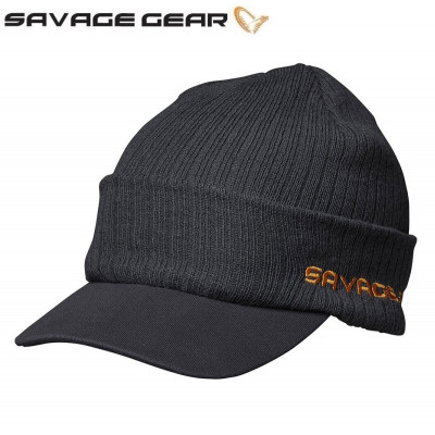 Вязанная шапка Savage Gear Peak Beanie One Size Rock Grey