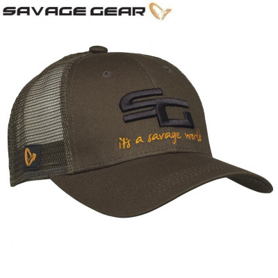 Бейсболка Savage Gear SG4 Cap One Olive Green