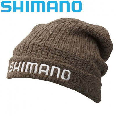 Зимняя шапка Shimano Breath Hyper +°C Fleece Knit 18 Cacao Brown