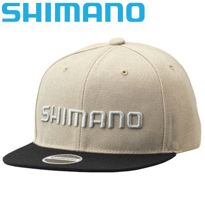 Кепка с плоским козырьком Shimano Flat Cap Regular Beige