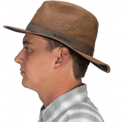 Шляпа из вощеного хлопка Simms Classic Guide Hat Dark Bronze