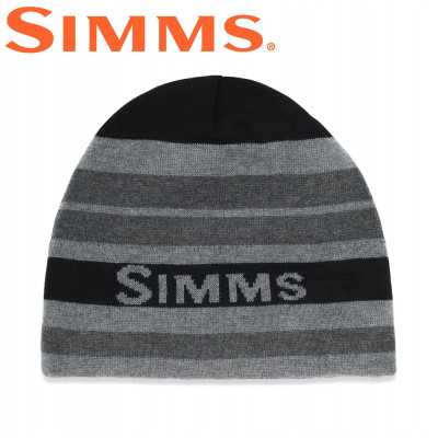 Вязанная шапка Simms Everyday Beanie Carbon Stripe