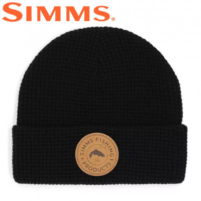 Вязанная шапка Simms Everyday Waffle Knit Beanie Black