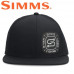 Бейсболка Simms Flatbill Cap Black