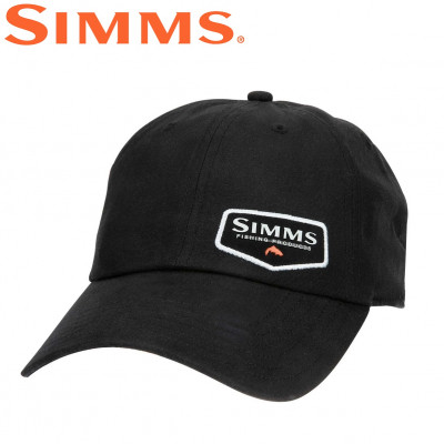 Бейсболка Simms Oil Cloth Cap Black