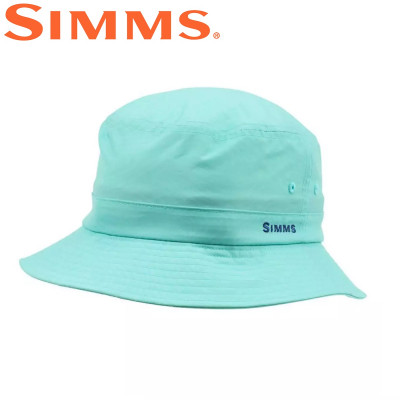Бирюзовая панама Simms Superlight Bucket Hat Eddy Aruba