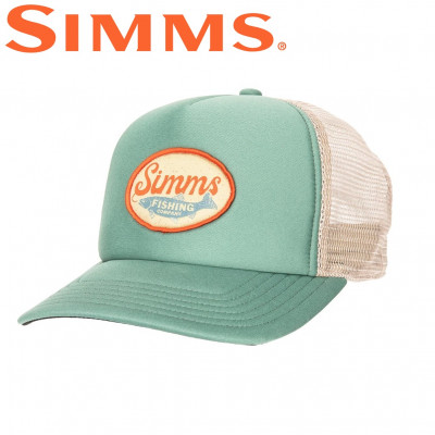 Бейсболка Simms Throwback Trucker Trout Wander