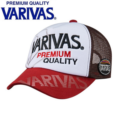 Бейсболка Varivas Half Mesh Cap VAC-71 Red