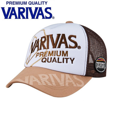 Бейсболка Varivas Half Mesh Cap VAC-71 Sand