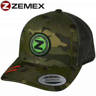 Бейсболка Zemex 6606MC Tropic Green