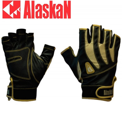 Перчатки беспалые Alaskan BL/Beg