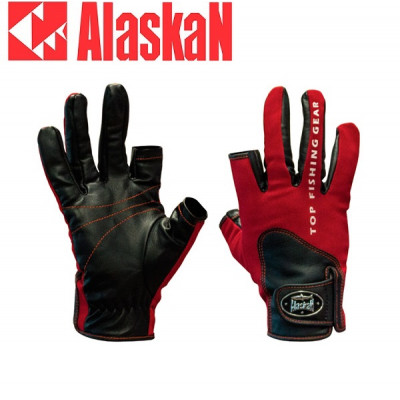 Перчатки двухпалые Alaskan Red/BL