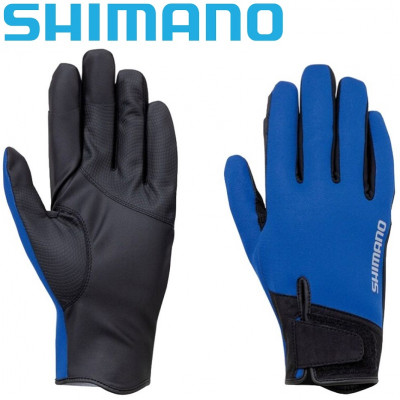 Перчатки с закрытыми пальцами Shimano Pearl Fit Full Cover Gloves Blue
