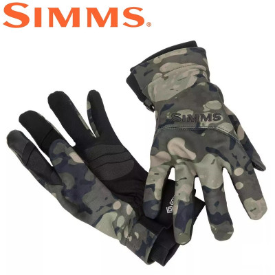 Перчатки флисовые Simms Gore Infinium Flex Glove Riparian Camo