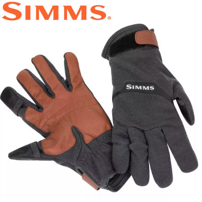 Перчатки шерстяные Simms Lightweight Wool Tech Glove Carbon
