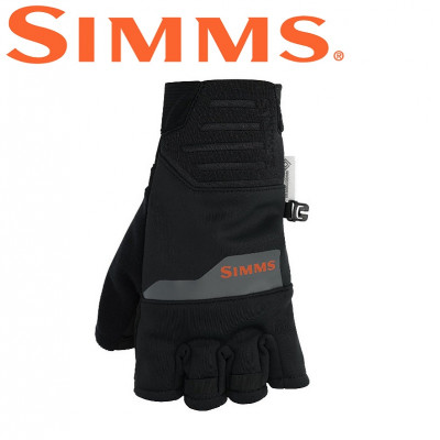 Беспалые перчатки Simms Windstopper Half Finger Glove Black