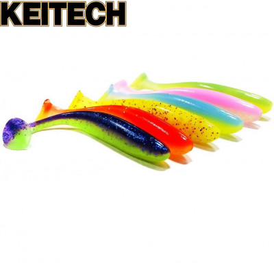 Силиконовая приманка Keitech Easy Shiner 3.5" длина 90мм
