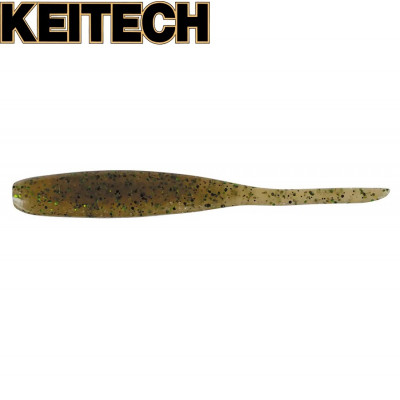 Силиконовая приманка Keitech Shad Impact 2" длина 52мм цвет #309 Sahara Olive Flake