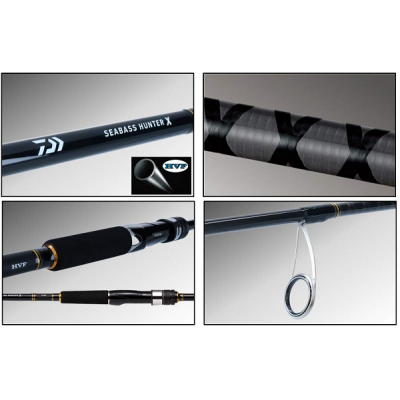 Спиннинг морской Daiwa Seabass Hunter X 100MH-R длина 3,05м тест 12-60гр