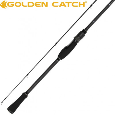 Спиннинг двухчастный Golden Catch Attrezzo 710MLT длина 2,39м тест 1,5-18гр