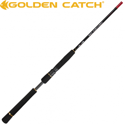 Спиннинг двухчастный Golden Catch×Tica Graphite NEO GNS-862M длина 2,59м тест 5-26гр