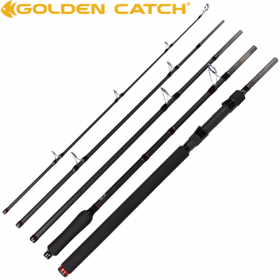 Спиннинг пятичастный Golden Catch Passion Power Travel длина 2,4м тест 100-180гр