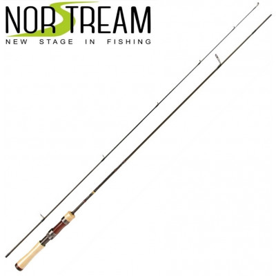 Спиннинг двухчастный Norstream Troutist 662SUL длина 1,98м тест 0,5-4гр