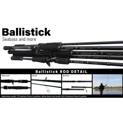 Байткастинговый спиннинг Yamaga Blanks Ballistick Bait 93M Nano длина 2,83м тест 8-42гр