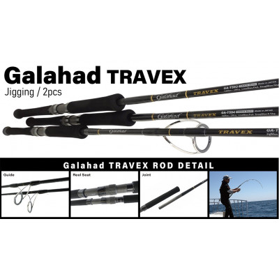 Спиннинг Yamaga Blanks Galahad Travex 595S длина 1,78м тест до 320гр