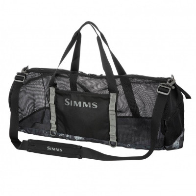 Многофункциональная сумка Simms Challenger Mesh Duffel 60L Hex Flo Camo Carbon