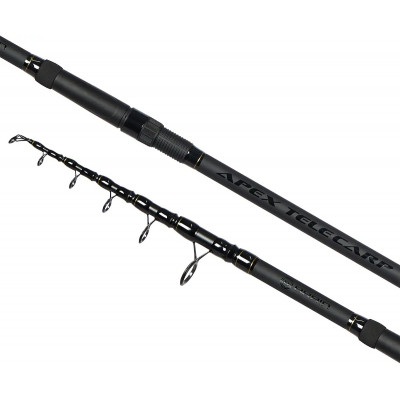 Удилище карповое телескопическое Brain Apex Tele Carp Black длина 3,9м тест 3,5lbs