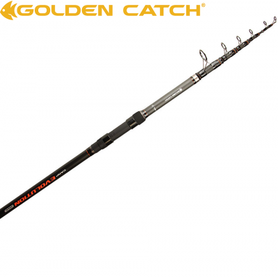 Удилище карповое телескописческое Golden Catch Tele Carp Evolution длина 3,3м тест 3,5lb