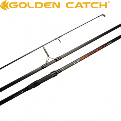 Удилище карповое штекерное Golden Catch X-3 Carp Evolution длина 3,9м тест 3,5lb