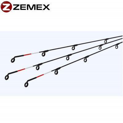 Сменная фидерная вершинка Zemex Graphite тест 21гр бело-красная