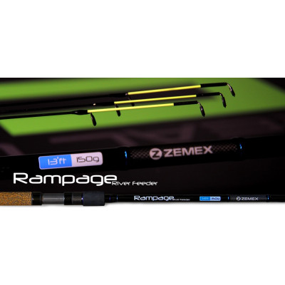 Фидер Zemex Rampage River Feeder 12,4ft длина 3,8м тест до 110гр