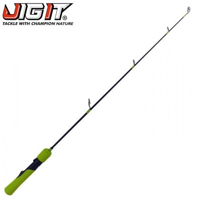 Удочка зимняя Jig It & Hearty Rise Team Dubna Vib Special Compact Lime TDVSCL-72HH длина 72см тест до 50гр