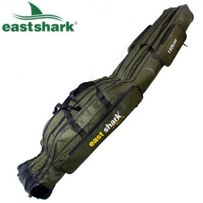 Чехол трёхсекционный EastShark Green Case длина 1,5м зелёный