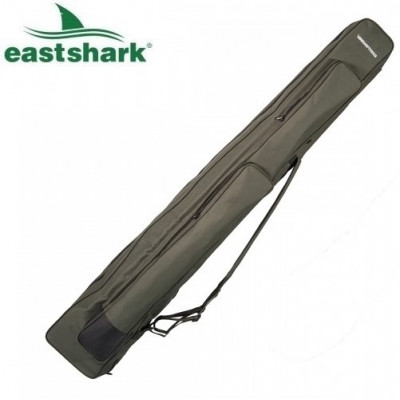 Чехол односекционный EastShark Rod Case Green длина 1,55м зелёный